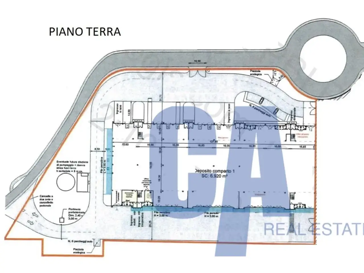 Laboratorio in Via Carducci G., Peschiera Borromeo, {3} - Planimetria 1