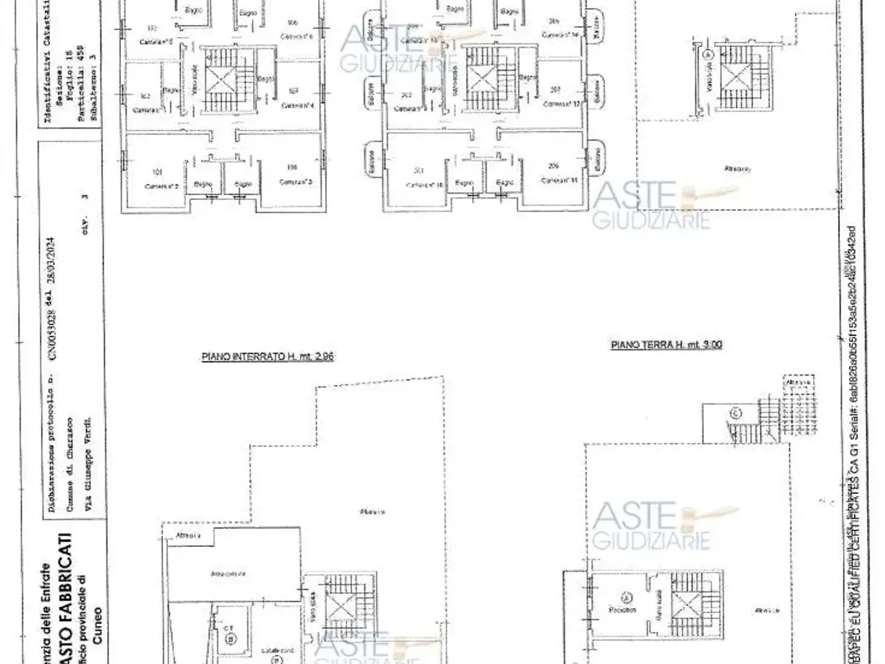 Albergo in Via Giuseppe Verdi, 3, 12062 Roreto Cn, Italia 3, Cherasco, {3} - Planimetria 1