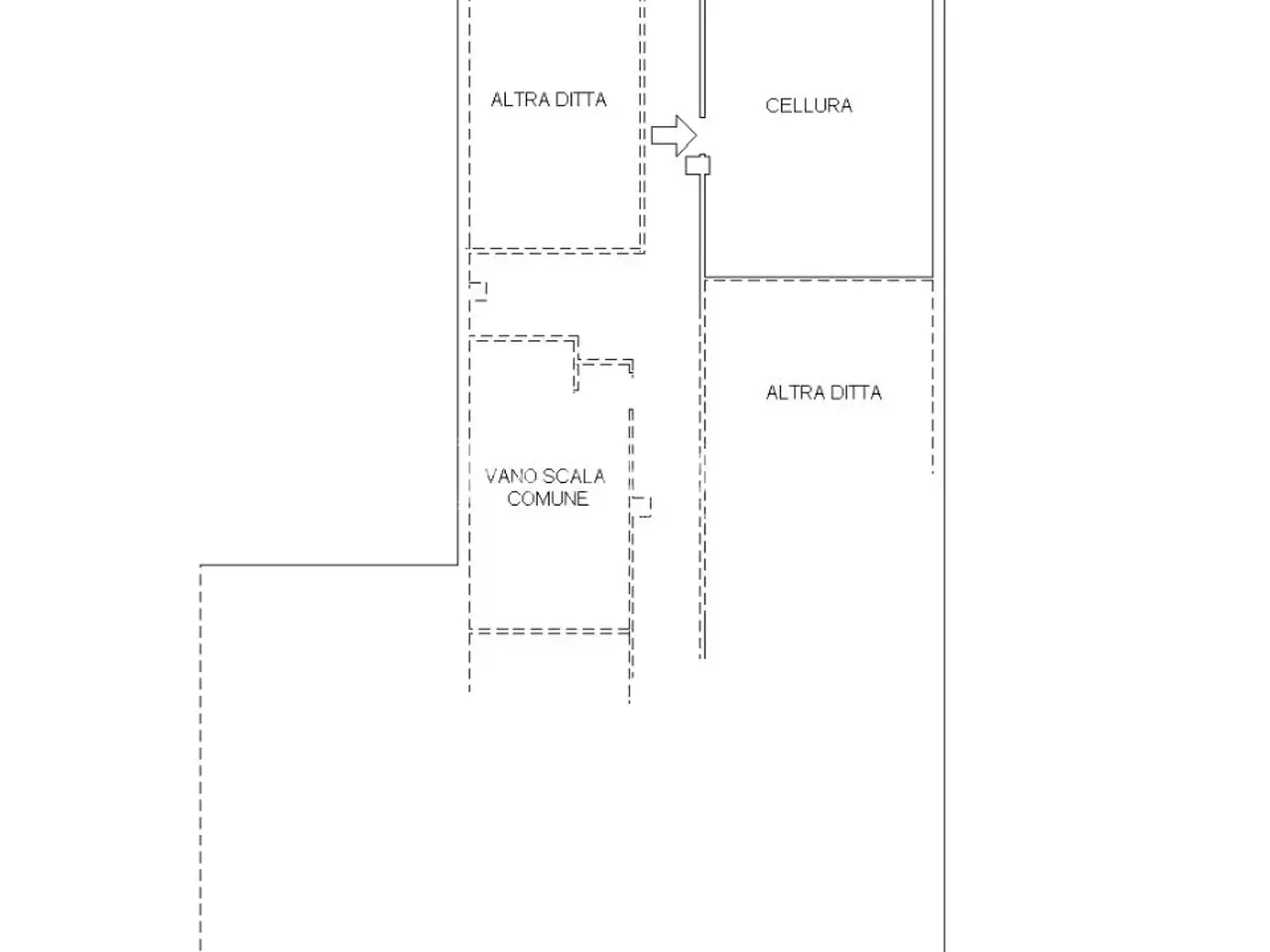 Palazzina commerciale in Borgo Aragno 3, Mondovi', {3} - Planimetria 1