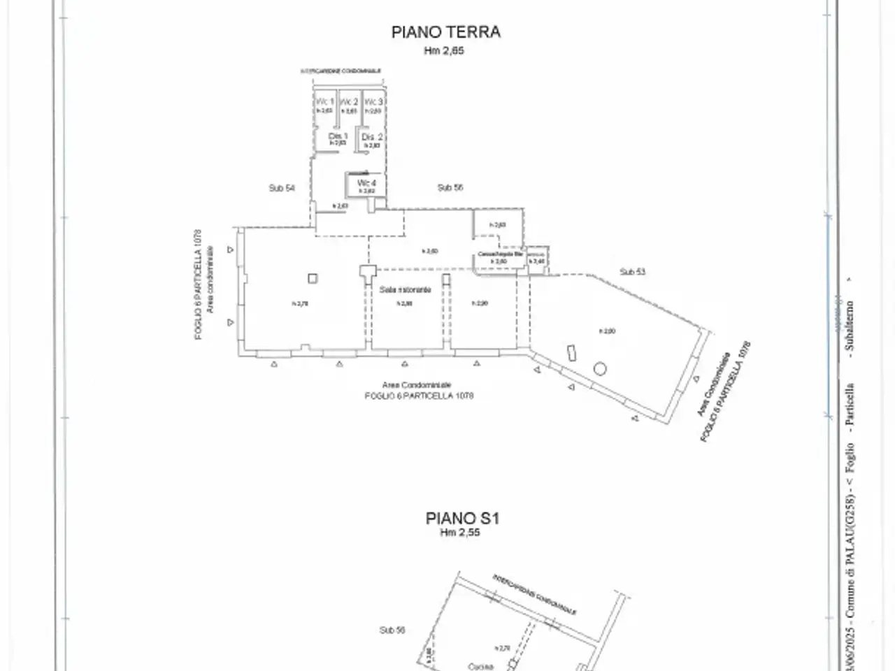 Ristorante in Via del Faro Snc, Palau, {3} - Planimetria 1