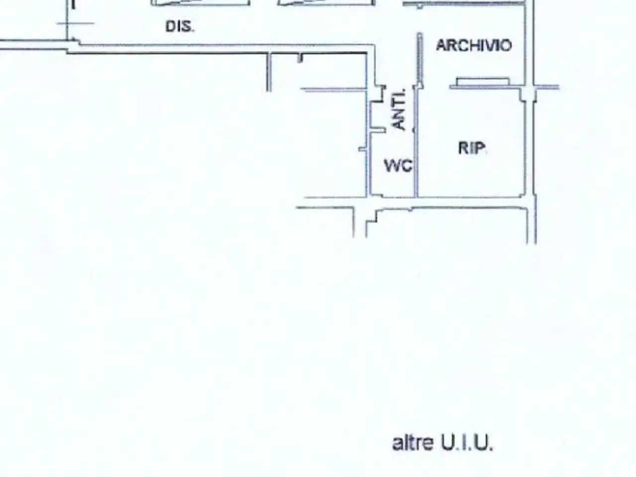 Ufficio in Ufficio Via Corfu' 20, Cesena, {3} - Planimetria 1