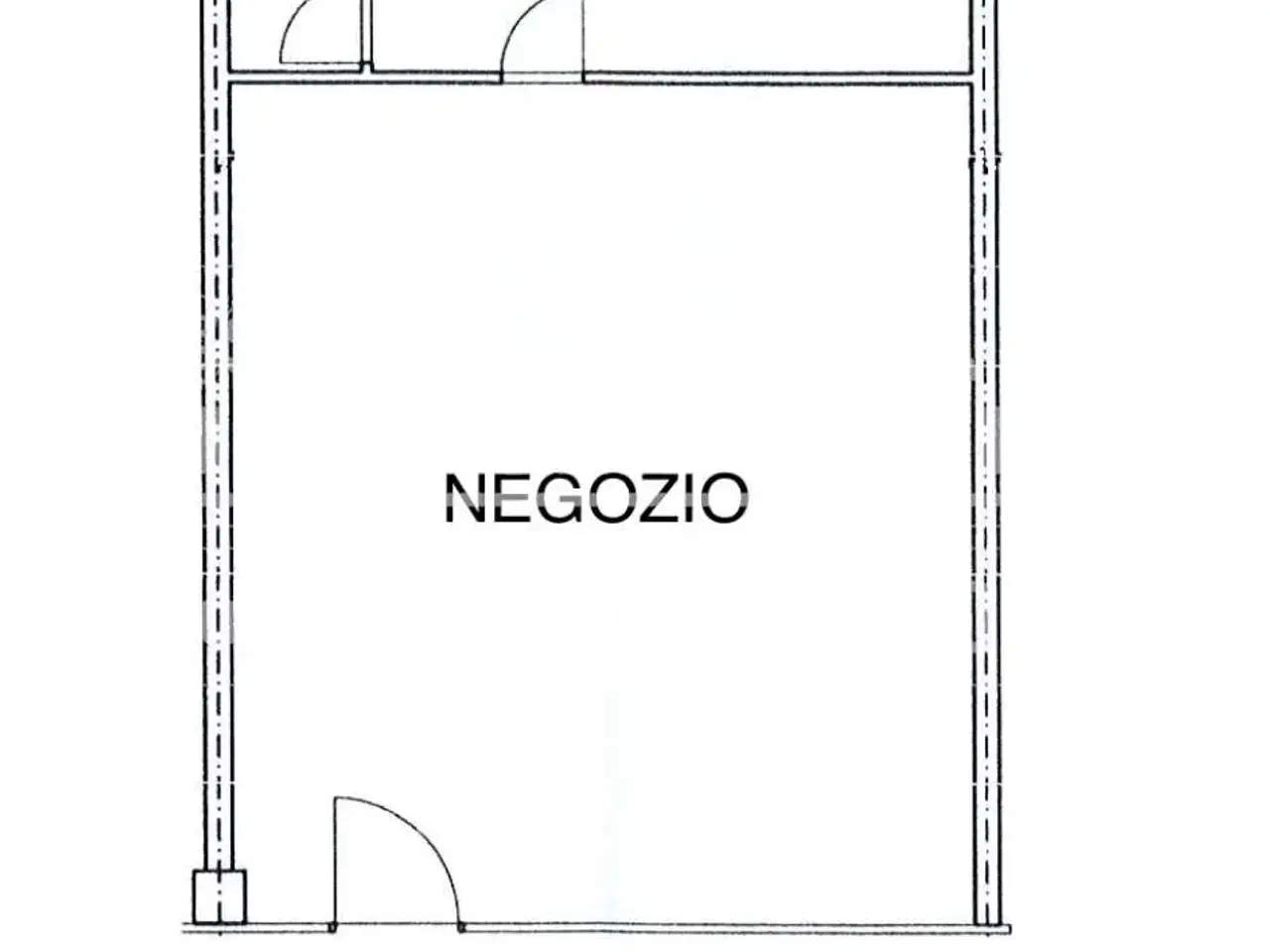 Negozio in Ad.Ze Via Fratelli Rosselli, Modena, {3} - Planimetria 1