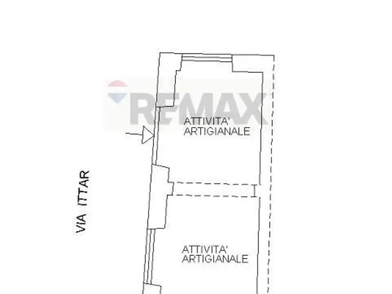 Negozio in Via Vittorio Emanuele II 555, Catania, {3} - Planimetria 1