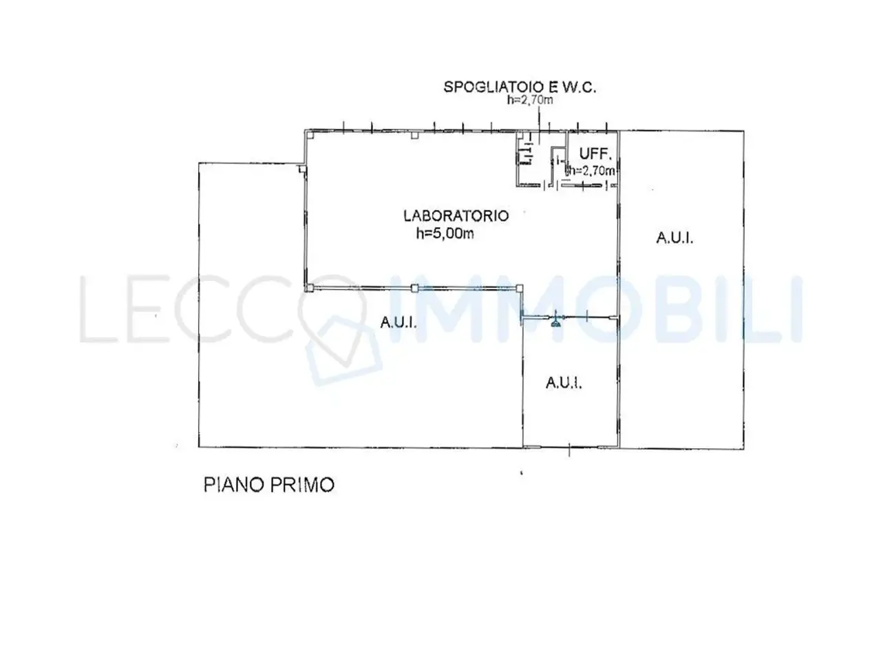 Capannone in Via Postale Vecchia 37, Olginate, {3} - Planimetria 1