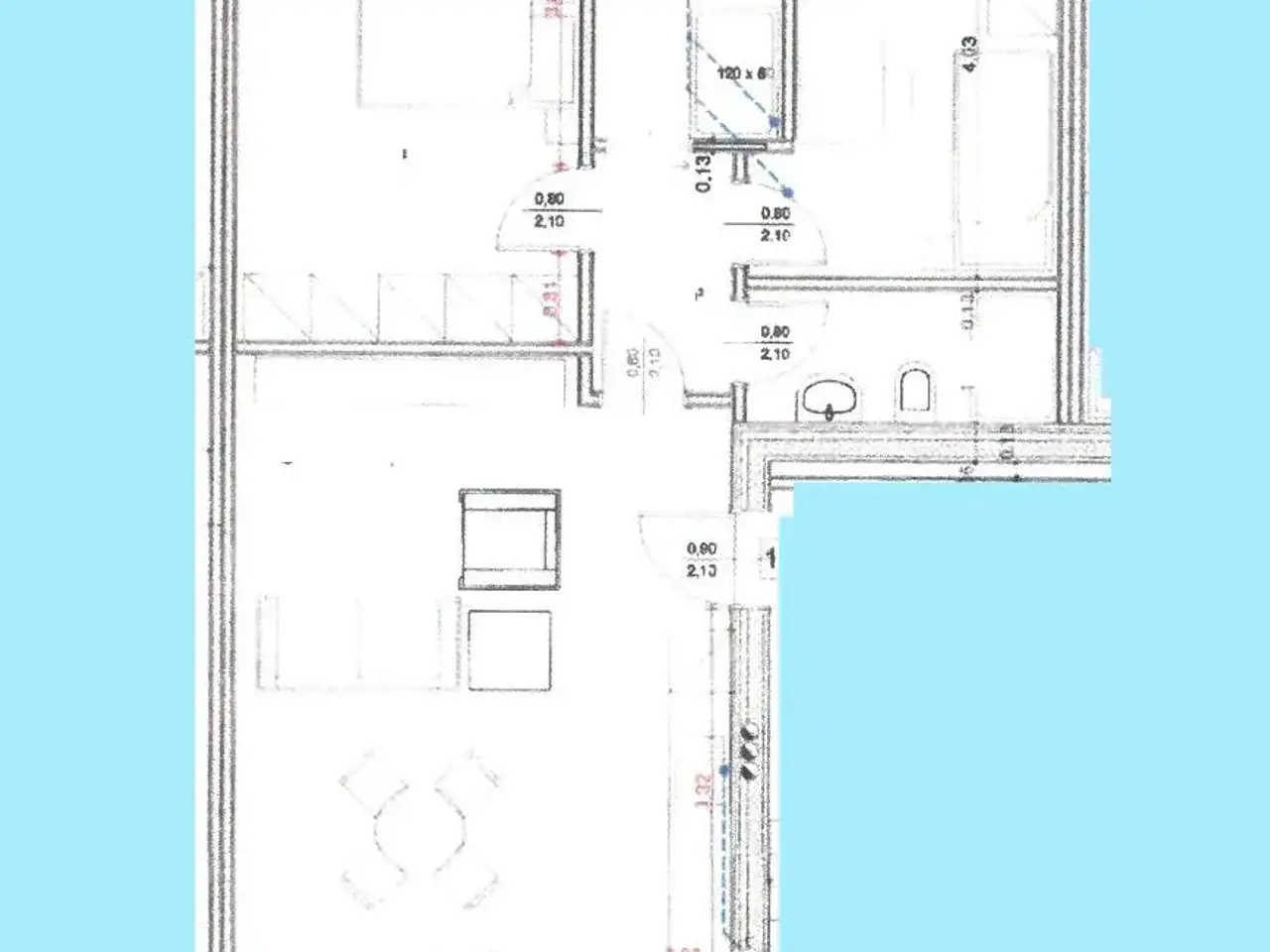 Trilocale in vendita, Venezia - Planimetria 1