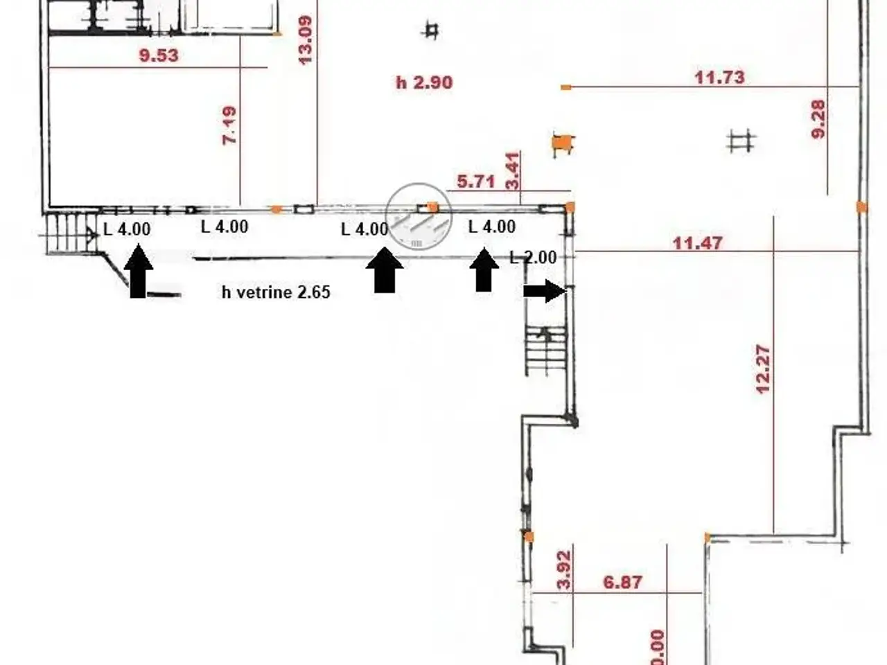 Negozio in Viale Cremona 209, Pavia, {3} - Planimetria 1