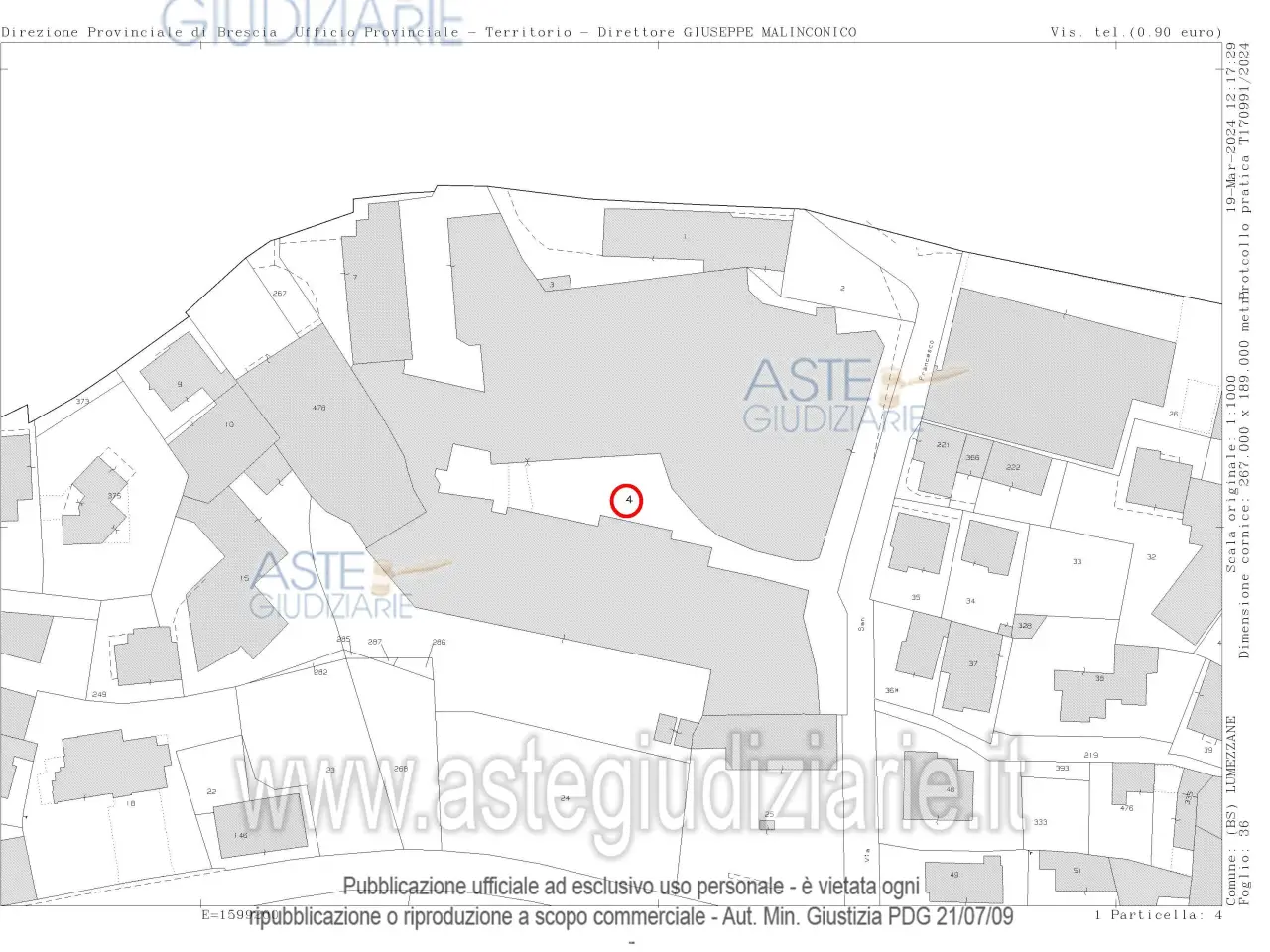 Negozio in Via San Francesco 4 4, Lumezzane, {3} - Planimetria 1