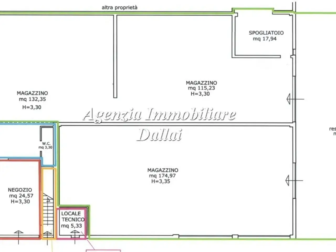 Capannone in Via Provinciale, Scarperia e San Piero, {3} - Planimetria 1