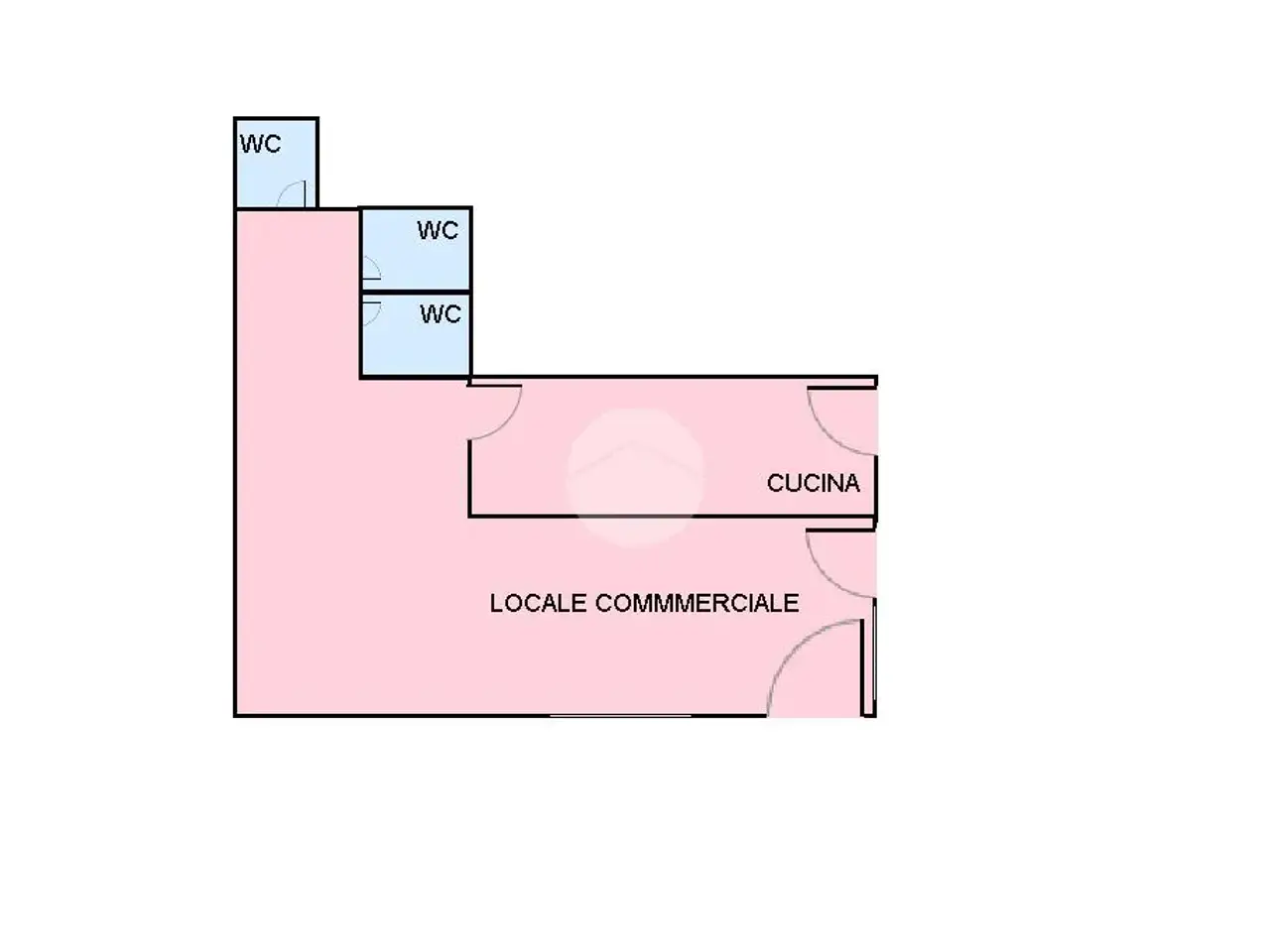 Negozio in Via Verdi 22, Cassino, {3} - Planimetria 1