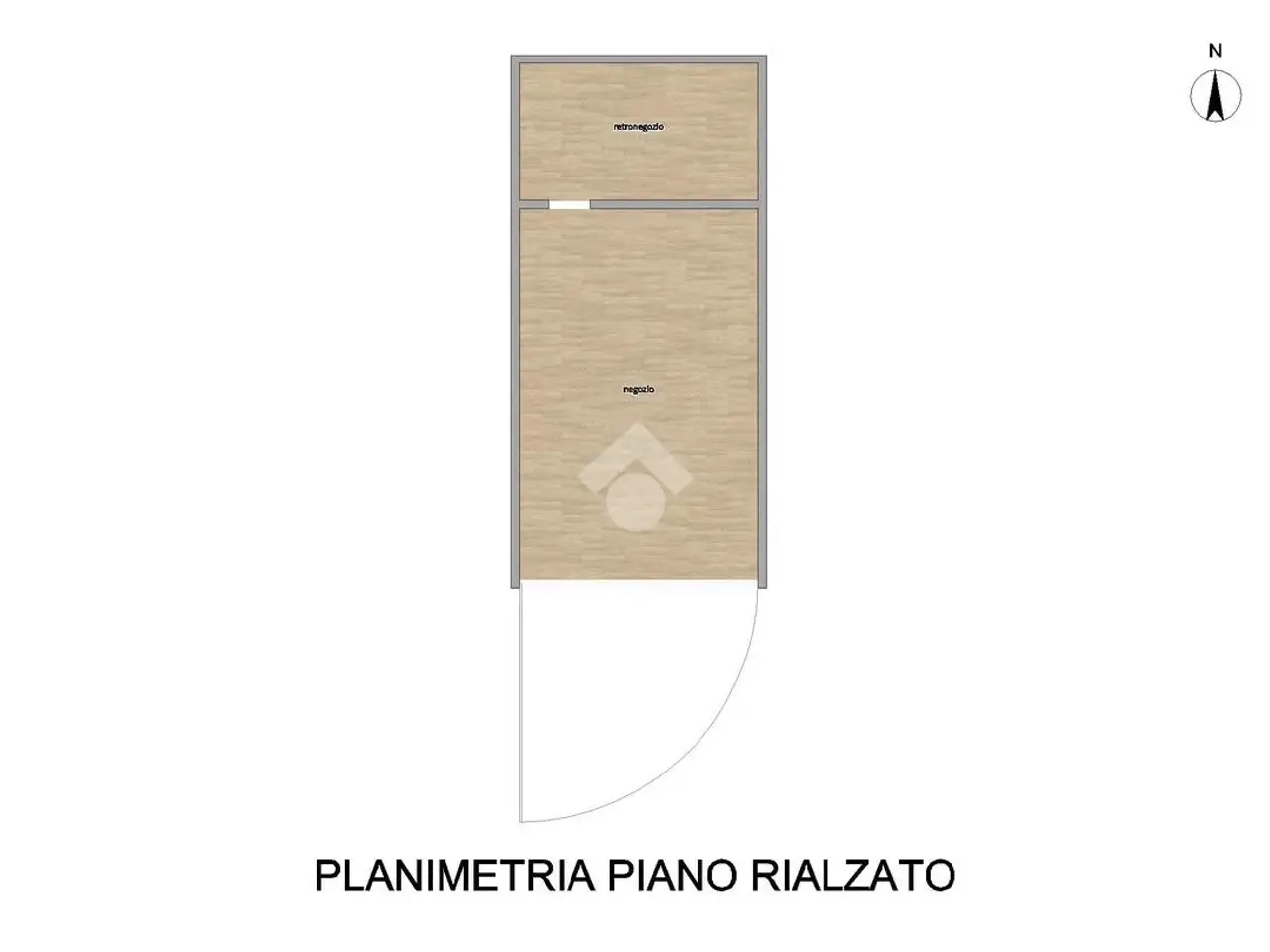 Negozio in Via Angelo Genocchi 24, Piacenza, {3} - Planimetria 1
