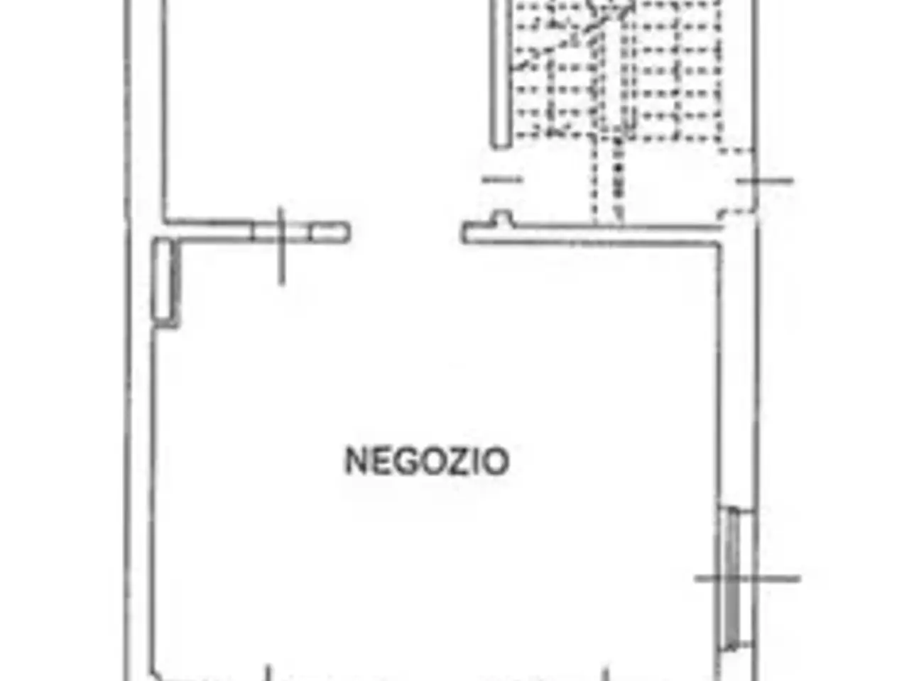 Negozio in Via Dante Alighieri 126, Gemona Del Friuli, {3} - Planimetria 1