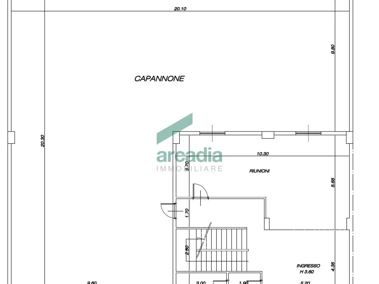 Capannone in Strada Provinciale 231, Modugno, {3} - Planimetria 1