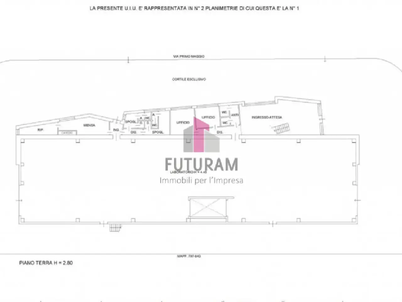 Capannone in Via Marco Polo, 100, Mestrino, {3} - Planimetria 1