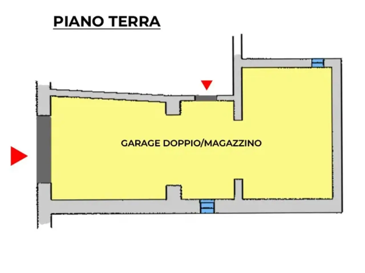 Magazzino in Piazzale Salvo d'Acquisto, Parma, {3} - Planimetria 1