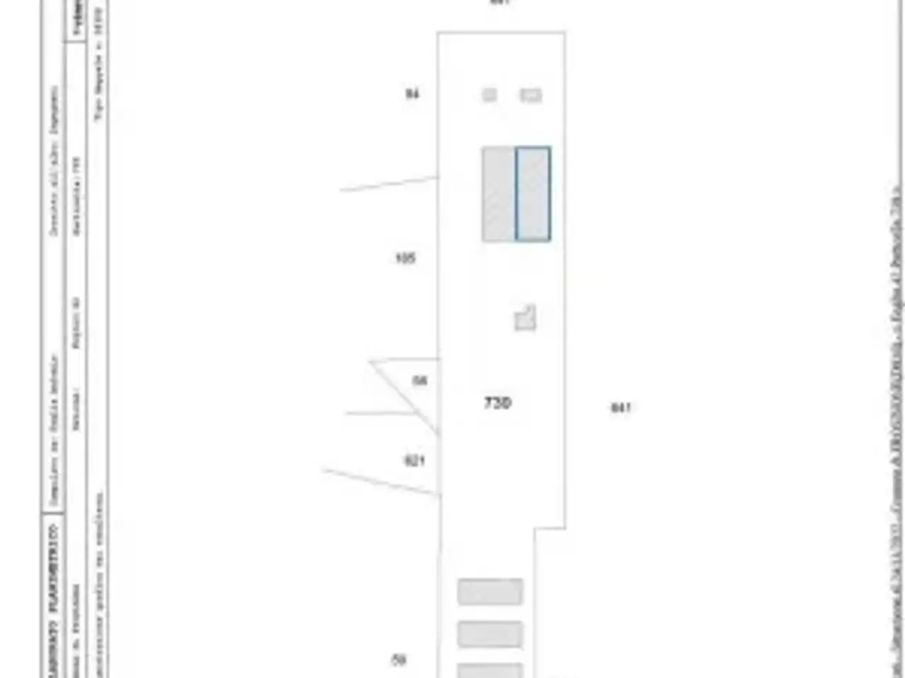 Capannone in Via Armando Vona, Frosinone, {3} - Planimetria 1