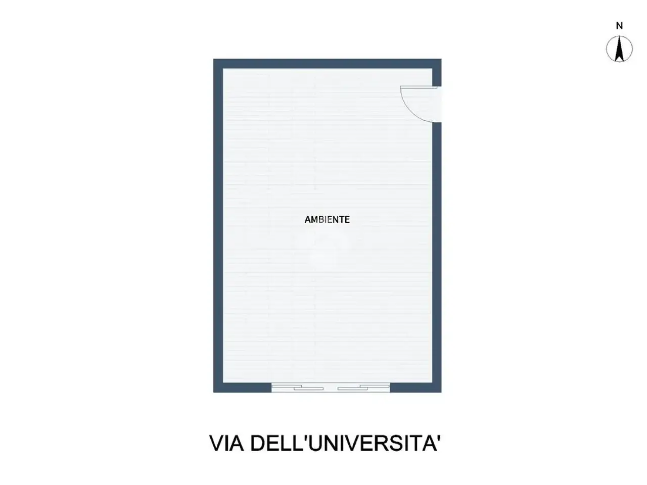 Laboratorio in Via dell'Universita' 34, Palermo, {3} - Planimetria 1