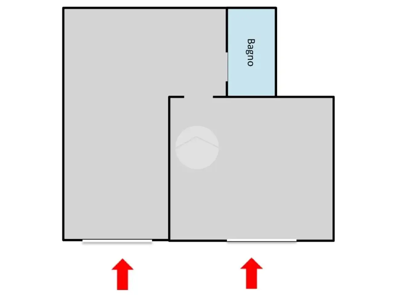Ufficio in Via Girolamo Santacroce 25, Napoli, {3} - Planimetria 1