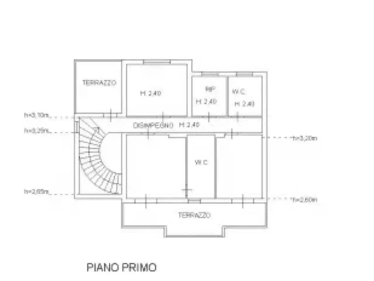 Villa unifamiliare in vendita, Strada Piano Madonna, Altavilla Milicia - Planimetria 1