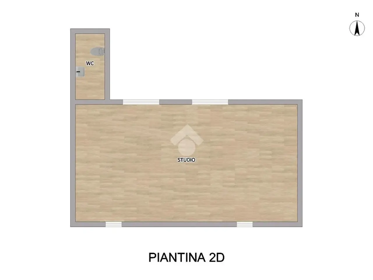 Ufficio in Via XX Settembre, Manerbio, {3} - Planimetria 1