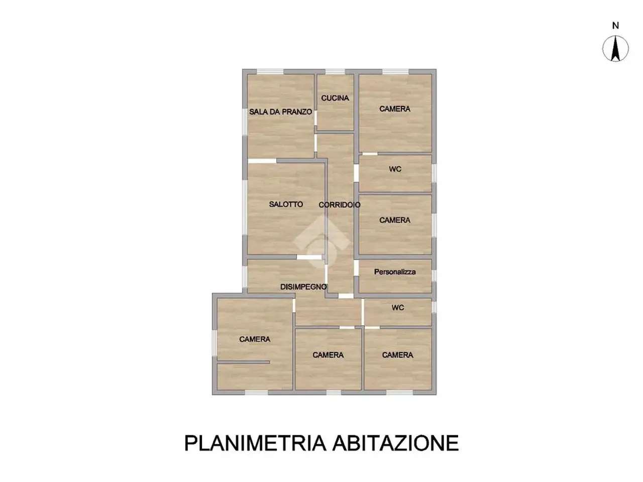 Palazzina commerciale in Via Adolfo Bernini 30, Castelvetro Piacentino, {3} - Planimetria 1
