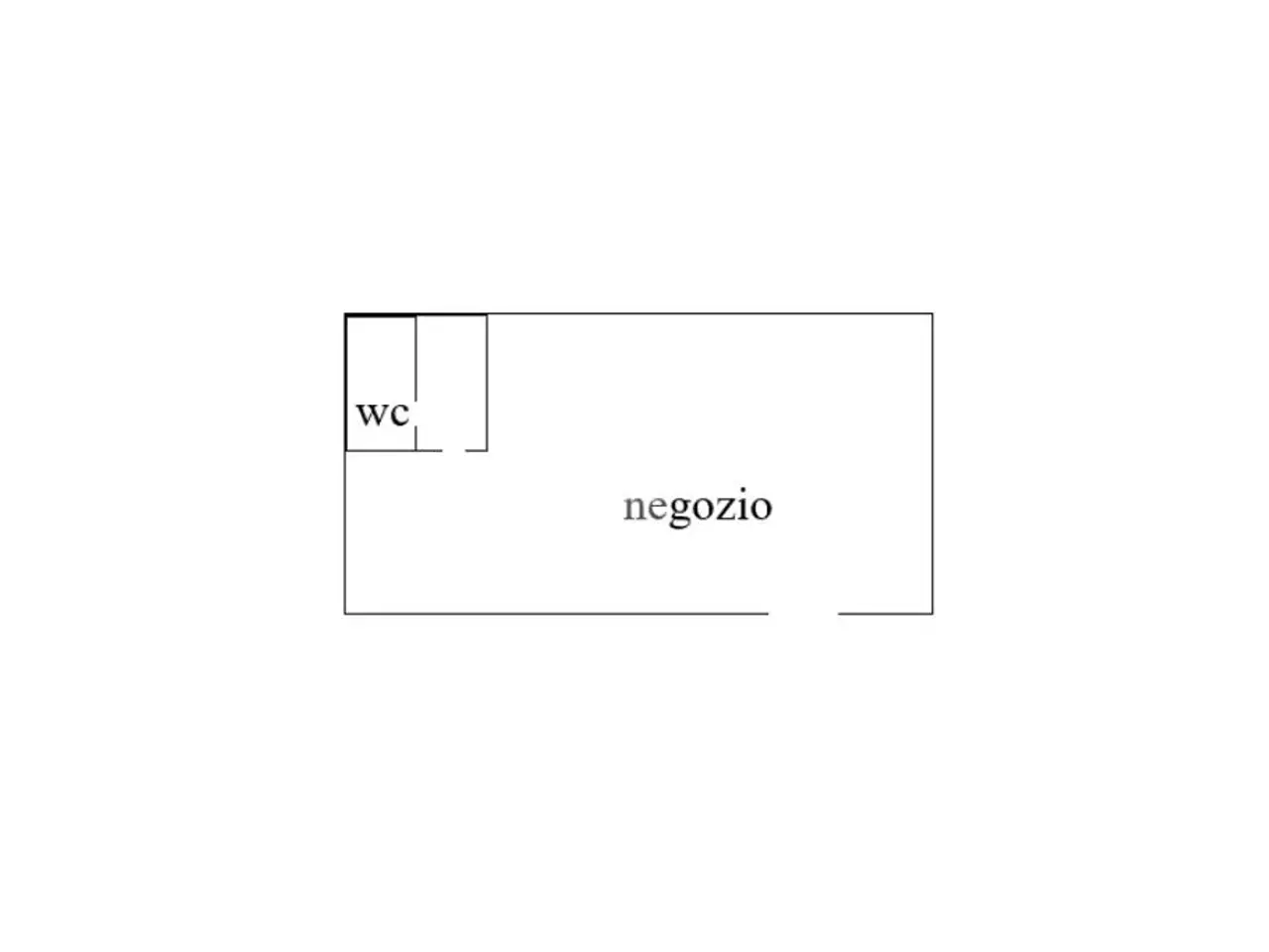 Negozio in Via Deledda 1, Cavernago, {3} - Planimetria 1
