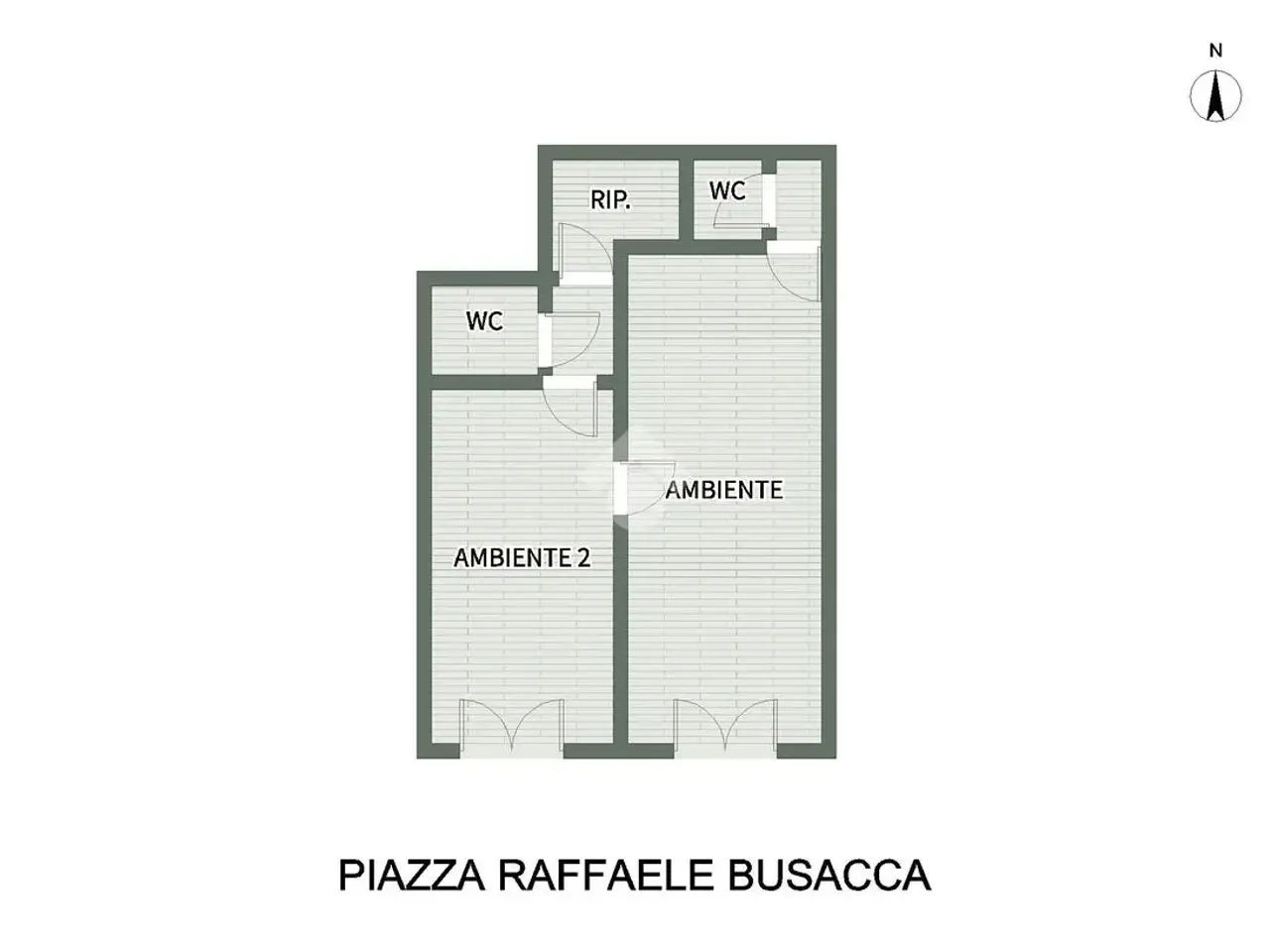 Negozio in Piazza Raffaele Busacca 3, Palermo, {3} - Planimetria 1