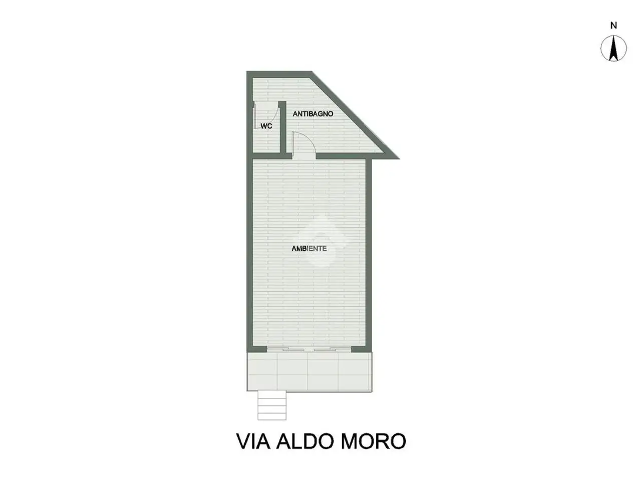 Negozio in Via Aldo Moro 23, Monreale, {3} - Planimetria 1