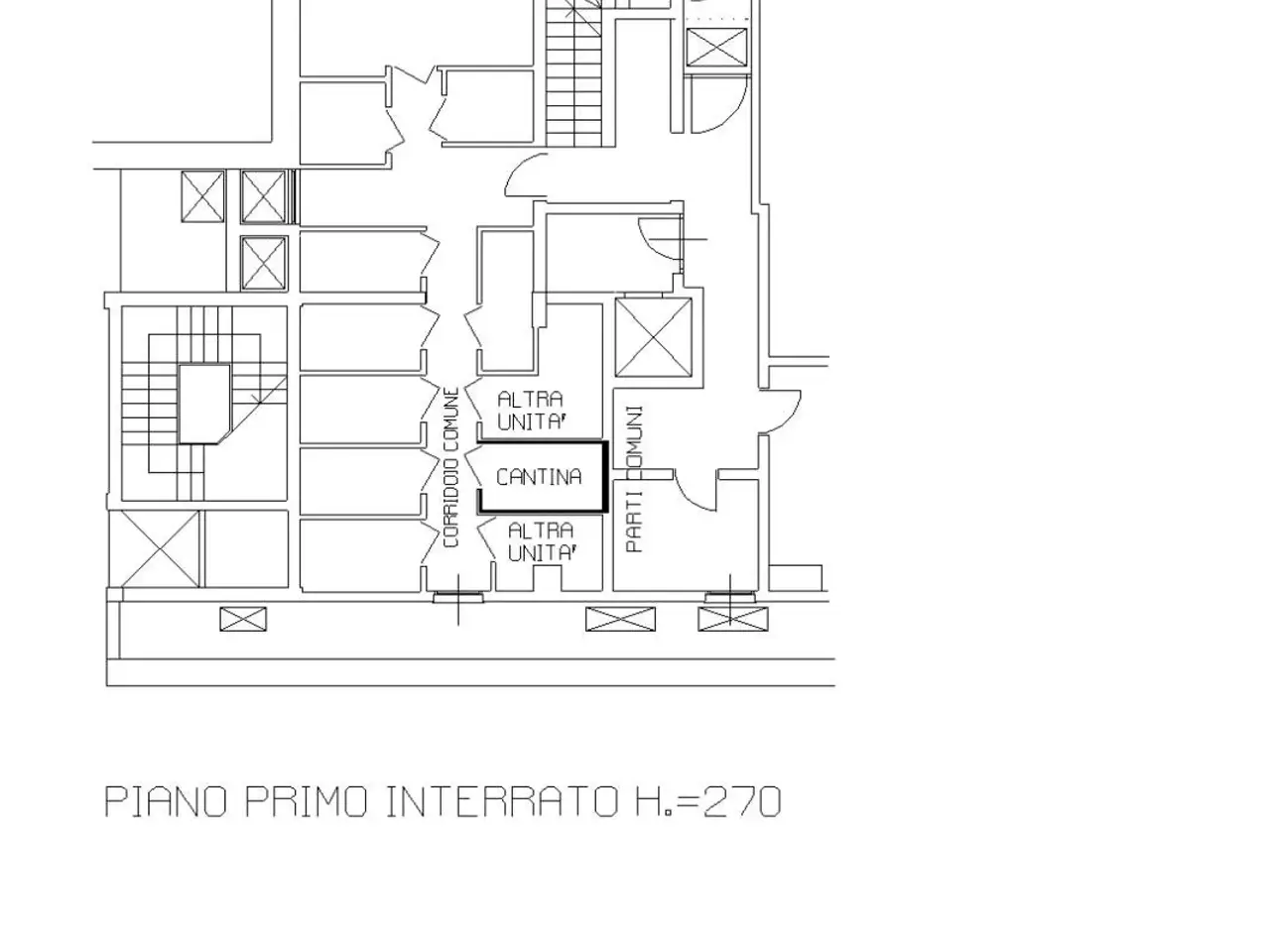 Monolocale in Via Antonio Gramsci 11, Monza - Planimetria 1