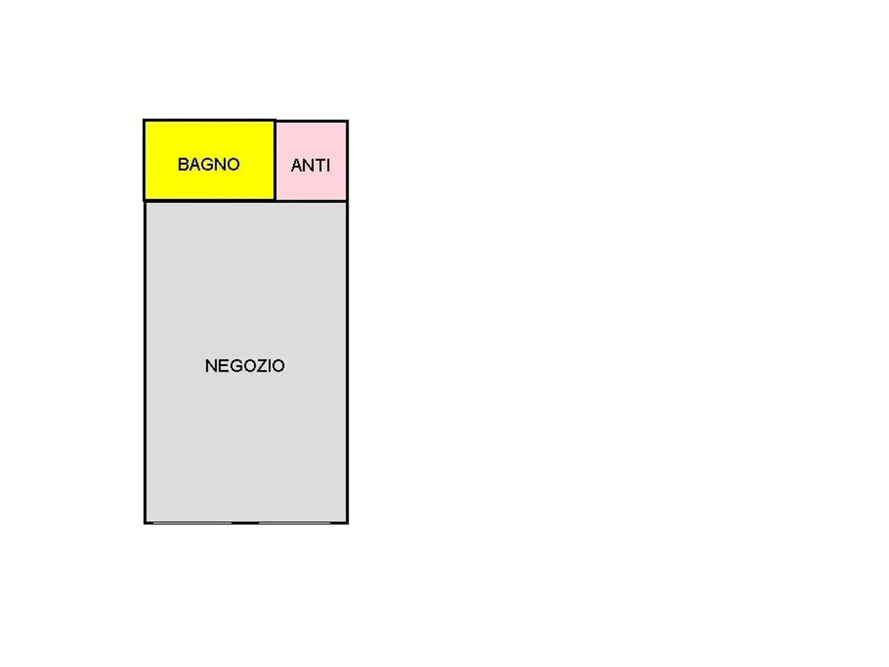 Negozio in Piazza XXV Aprile 3, Cadelbosco Di Sopra, {3} - Planimetria 1