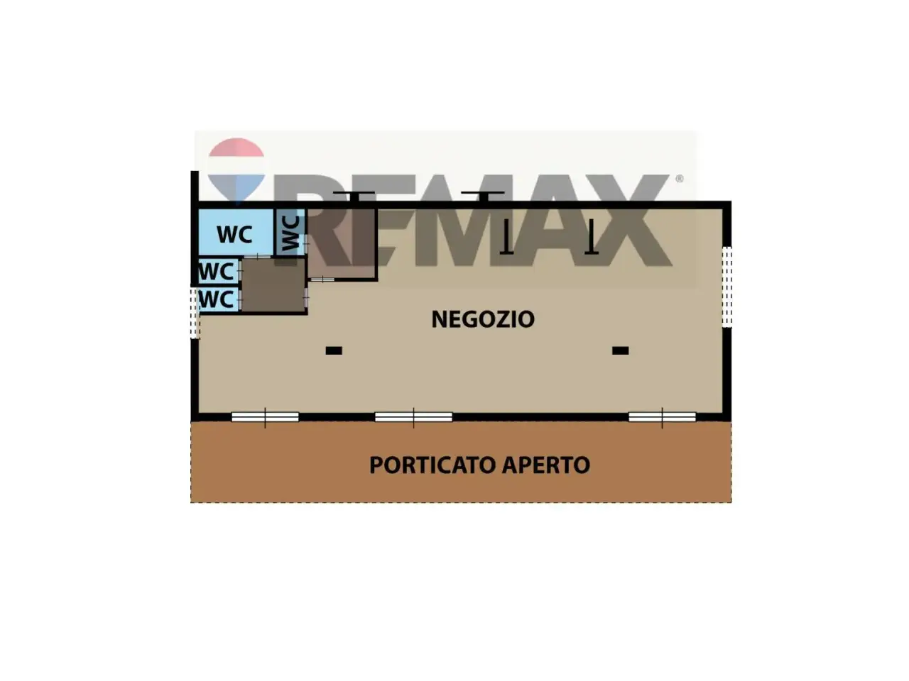 Negozio in Via Castagna 73/75/77, Casoria, {3} - Planimetria 1