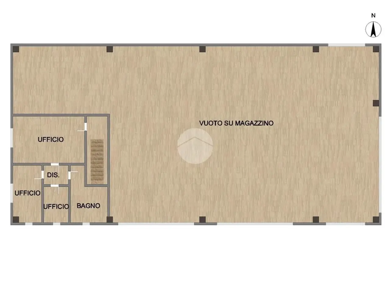 Capannone in Via Lombardia 34, Volta Mantovana, {3} - Planimetria 1