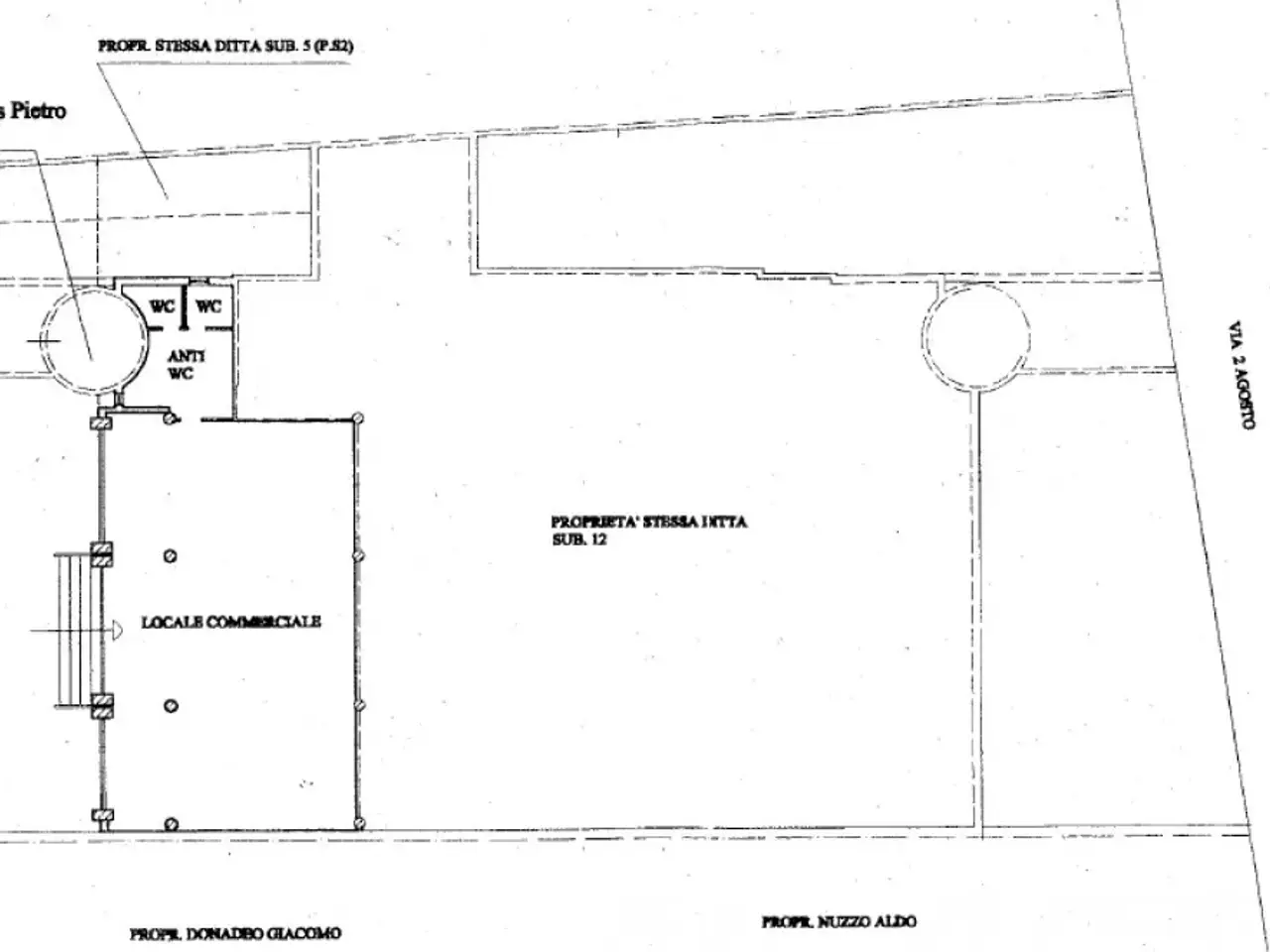 Palazzina commerciale in Via Carlo Pisacane 11, Ruffano, {3} - Planimetria 1