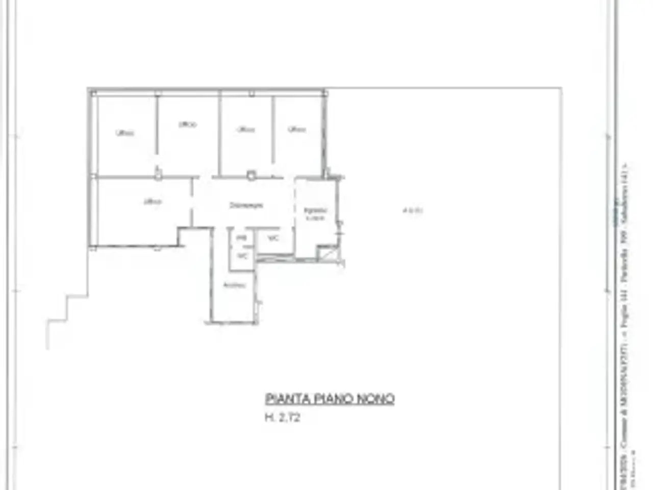 Ufficio in Via Elia Rainusso 144, Modena, {3} - Planimetria 1