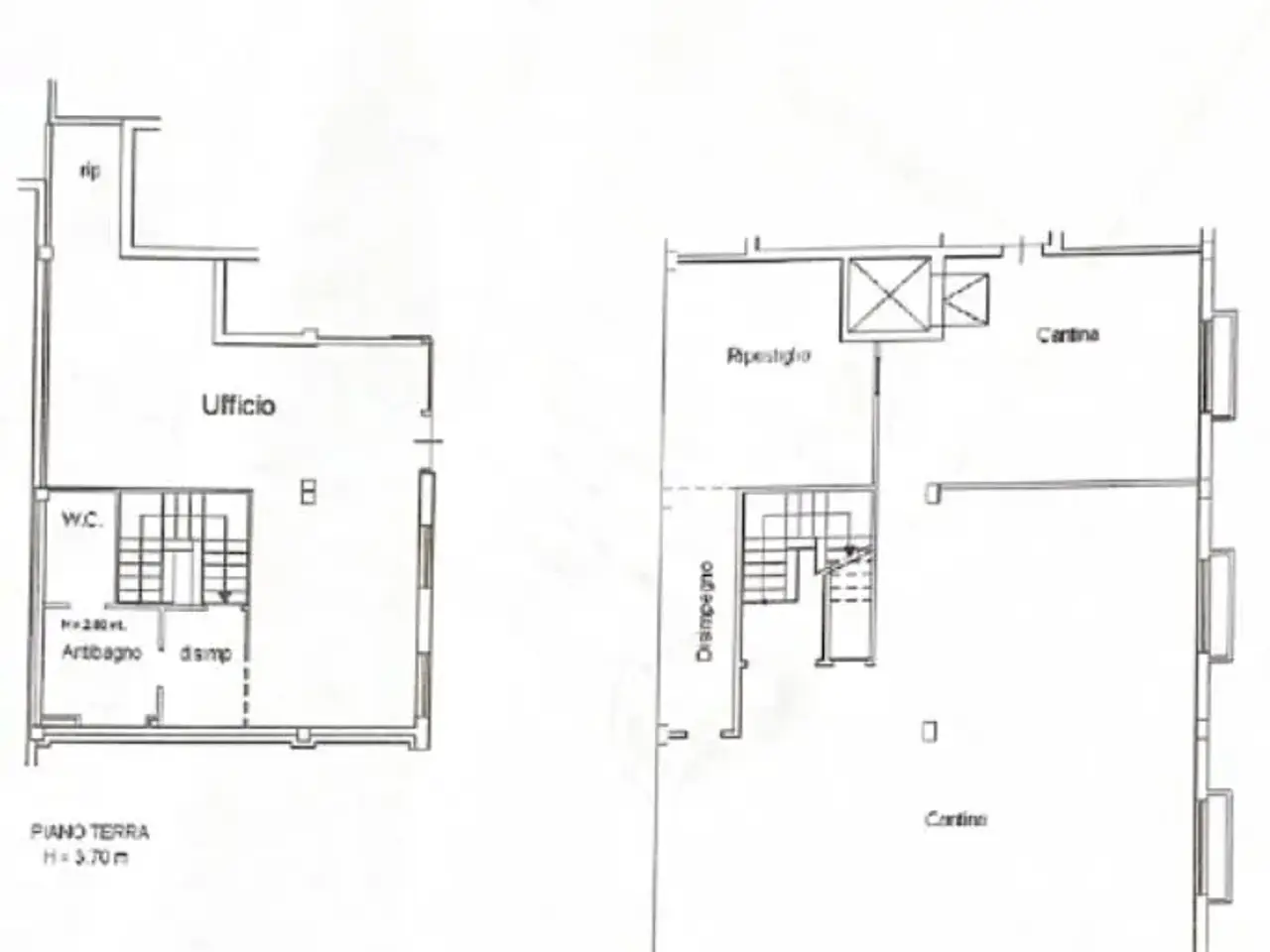 Ufficio in Via Dimitrov 16, Reggio Emilia, {3} - Planimetria 1