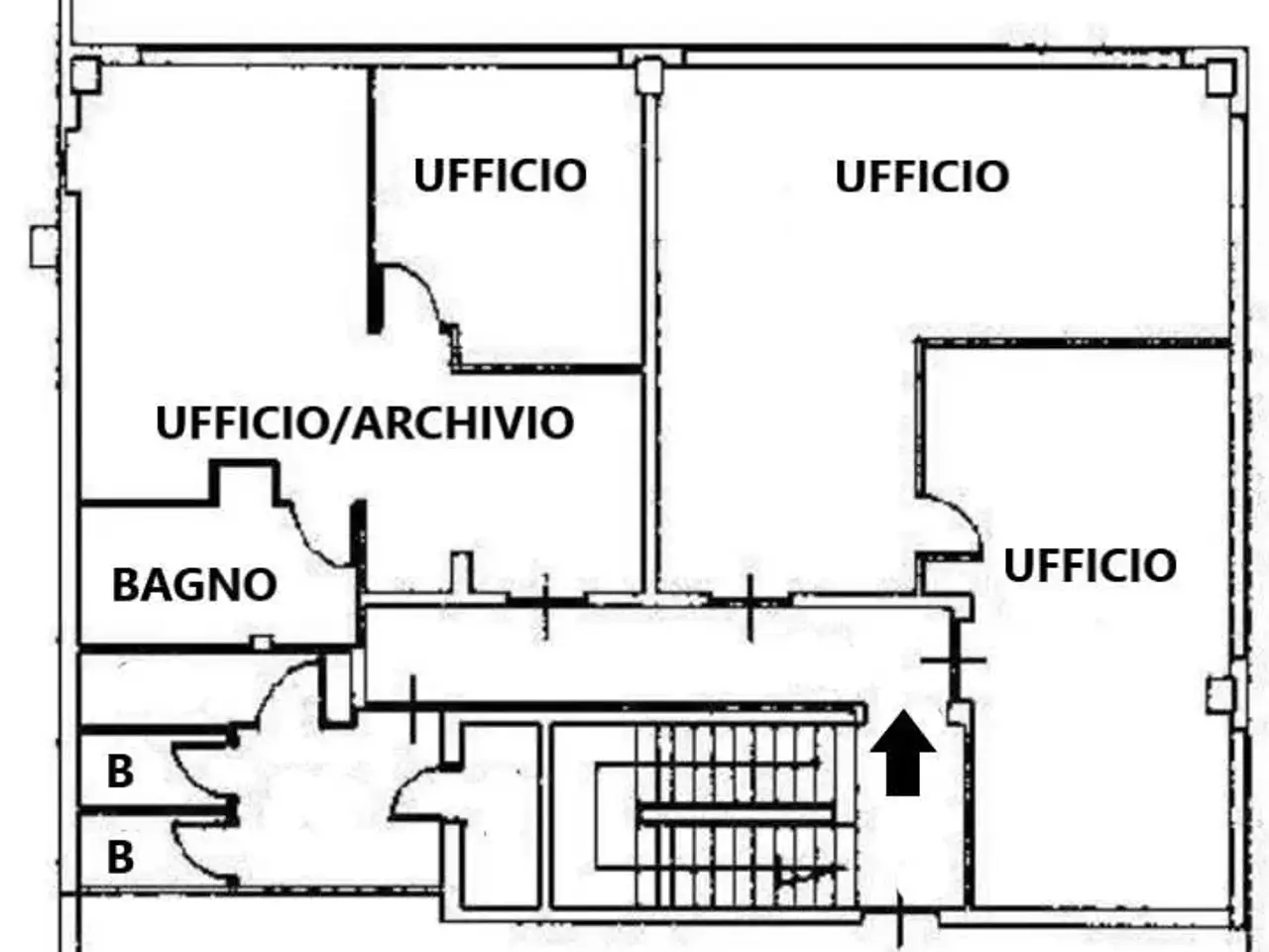 Palazzina commerciale in Via Strada Santa Caterina, Modena, {3} - Planimetria 1