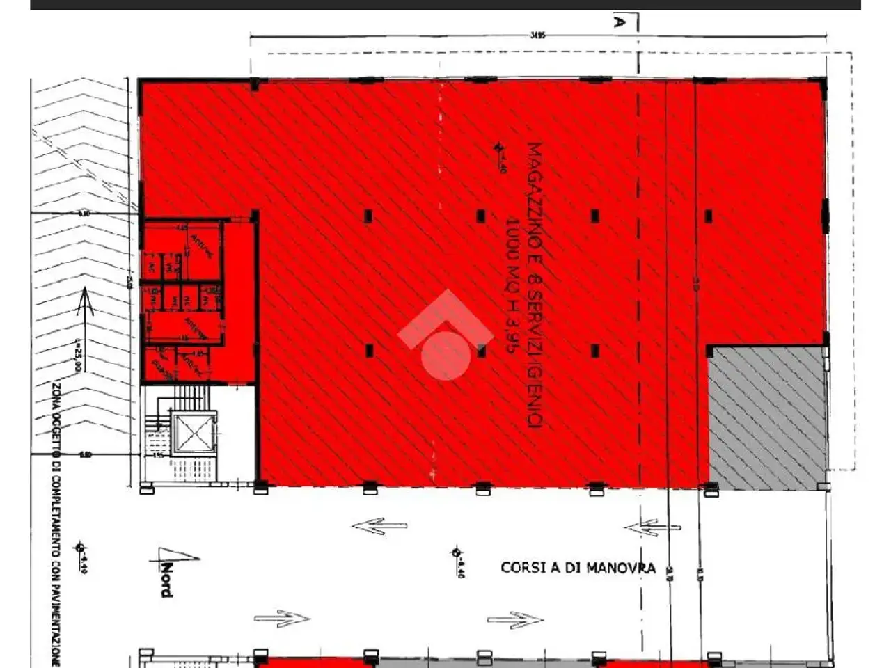 Magazzino in Via Ficucella, Maddaloni, {3} - Planimetria 1