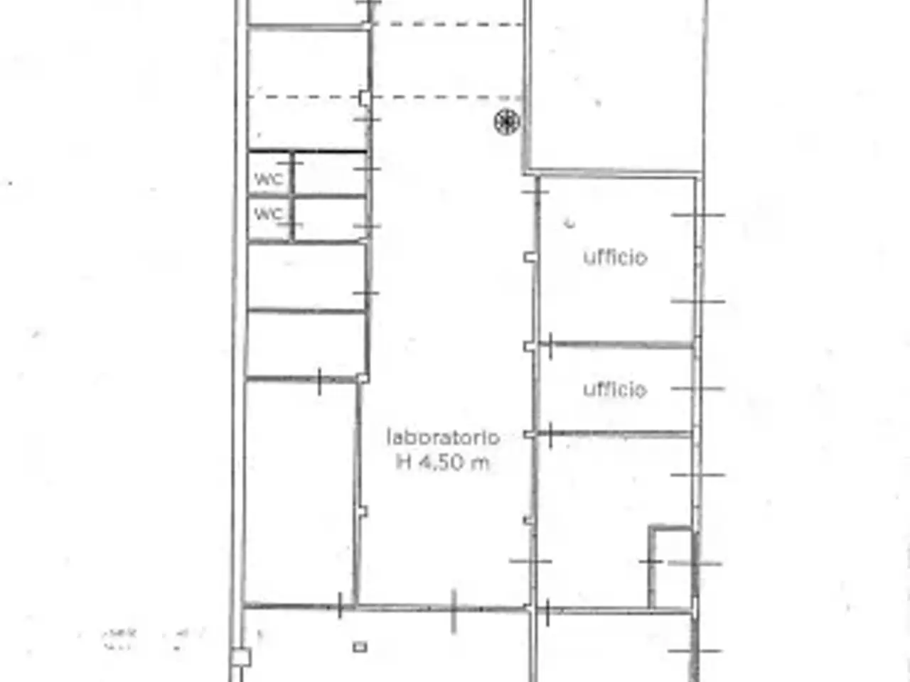 Ufficio in Via Giuseppe Garibaldi, Brugherio, {3} - Planimetria 1