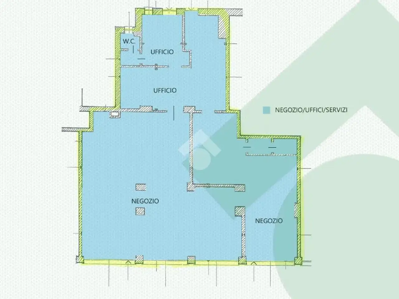Negozio in Via Madonna 81, Rho, {3} - Planimetria 1