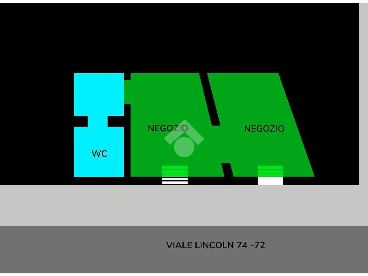 Negozio in Viale Abramo Lincoln 72, Caserta, {3} - Planimetria 1