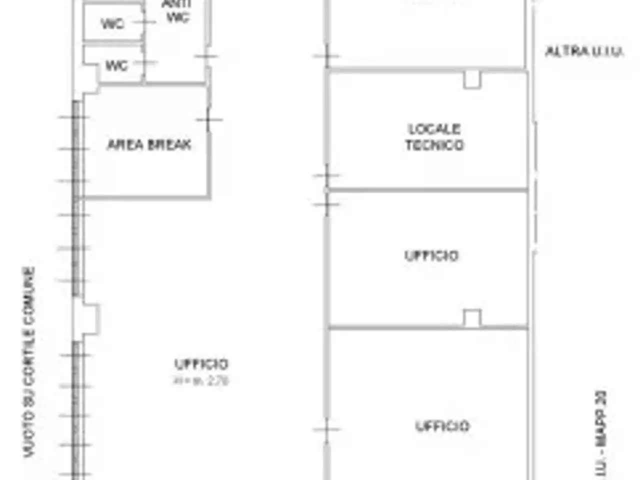 Ufficio in Via Cascina Colombaro 56, Cuneo, {3} - Planimetria 1
