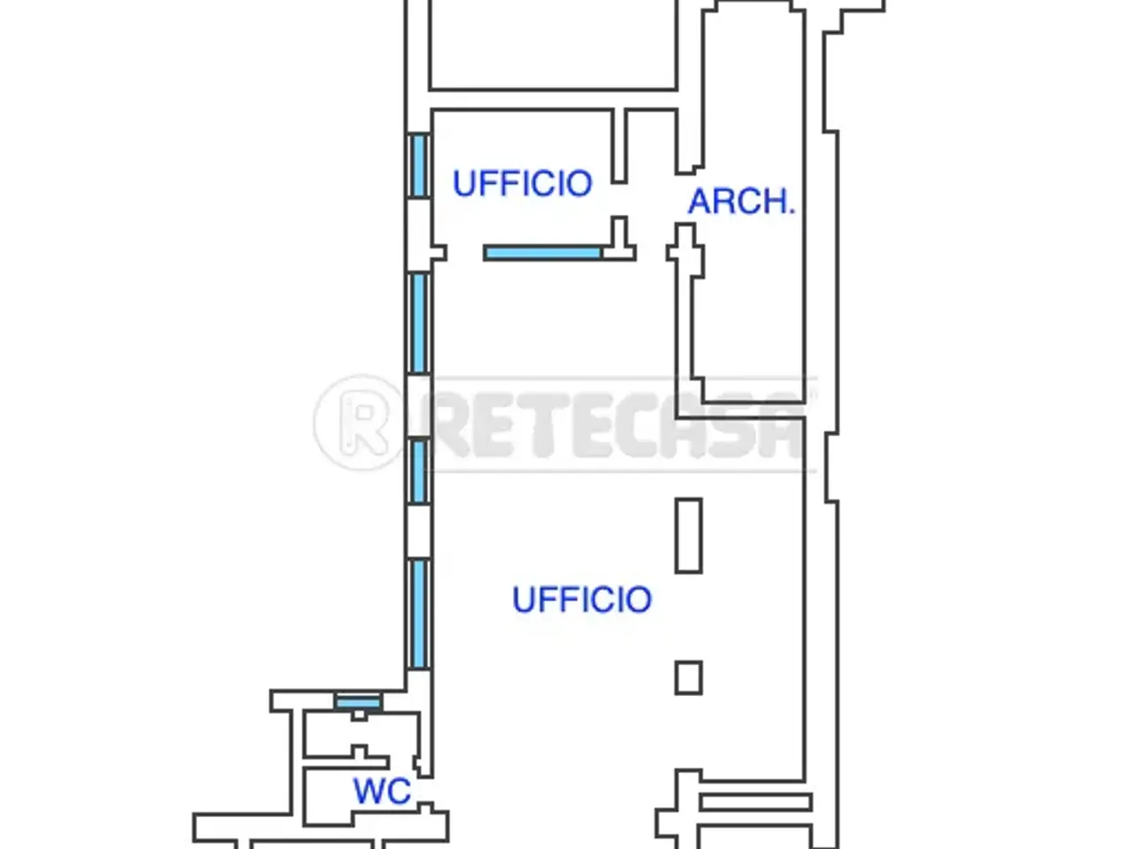 Ufficio in Piazza del Popolo 3, Torviscosa, {3} - Planimetria 1