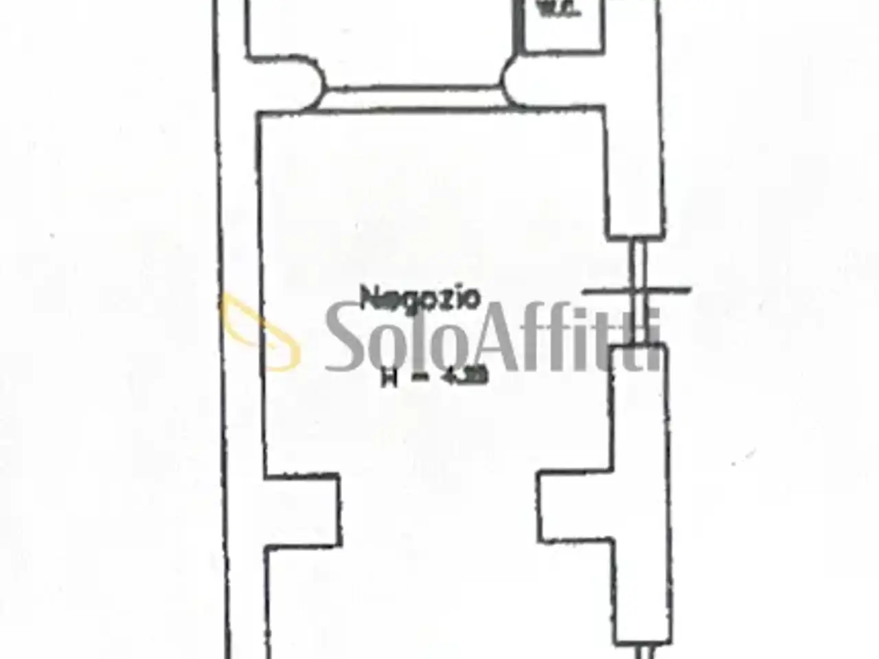 Negozio in Via Cristoforo Colombo 30, Caserta, {3} - Planimetria 1