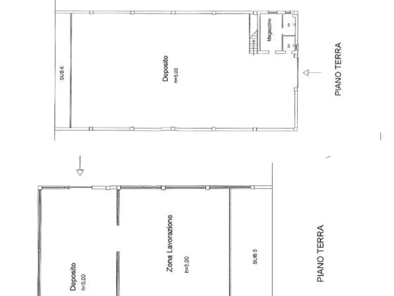 Capannone in Via Benedetto Spinoza, Citta' Di Castello, {3} - Planimetria 1