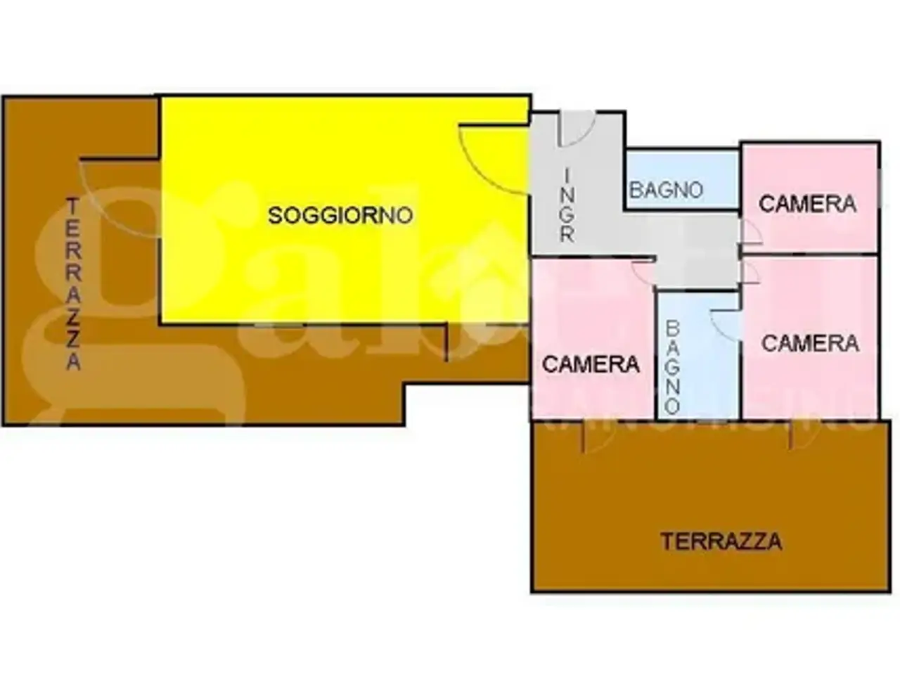 Appartamento in vendita, Santa Bona 87, Treviso - Planimetria 1