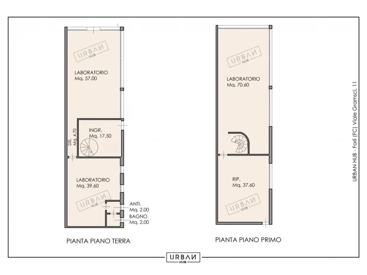 Laboratorio in , Forli', {3} - Planimetria 1
