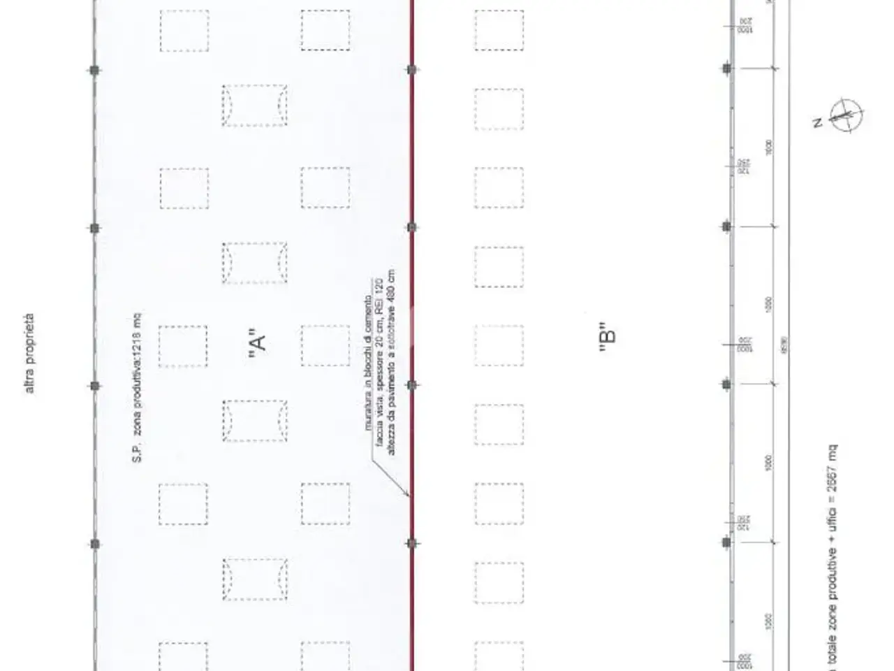 Capannone in Via dei Campacci 12, Buscate, {3} - Planimetria 1