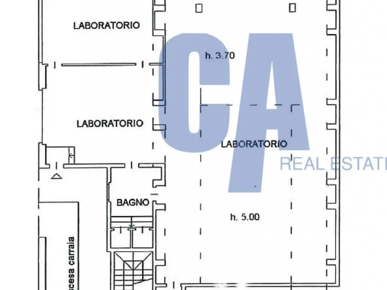 Laboratorio in Viale Espinasse Carlo, Milano - Planimetria 1