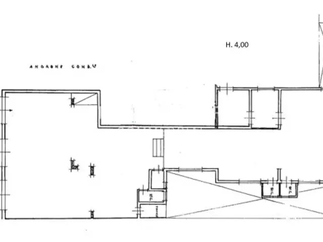 Negozio in Via Mariano Stabile 147, Palermo, {3} - Planimetria 1
