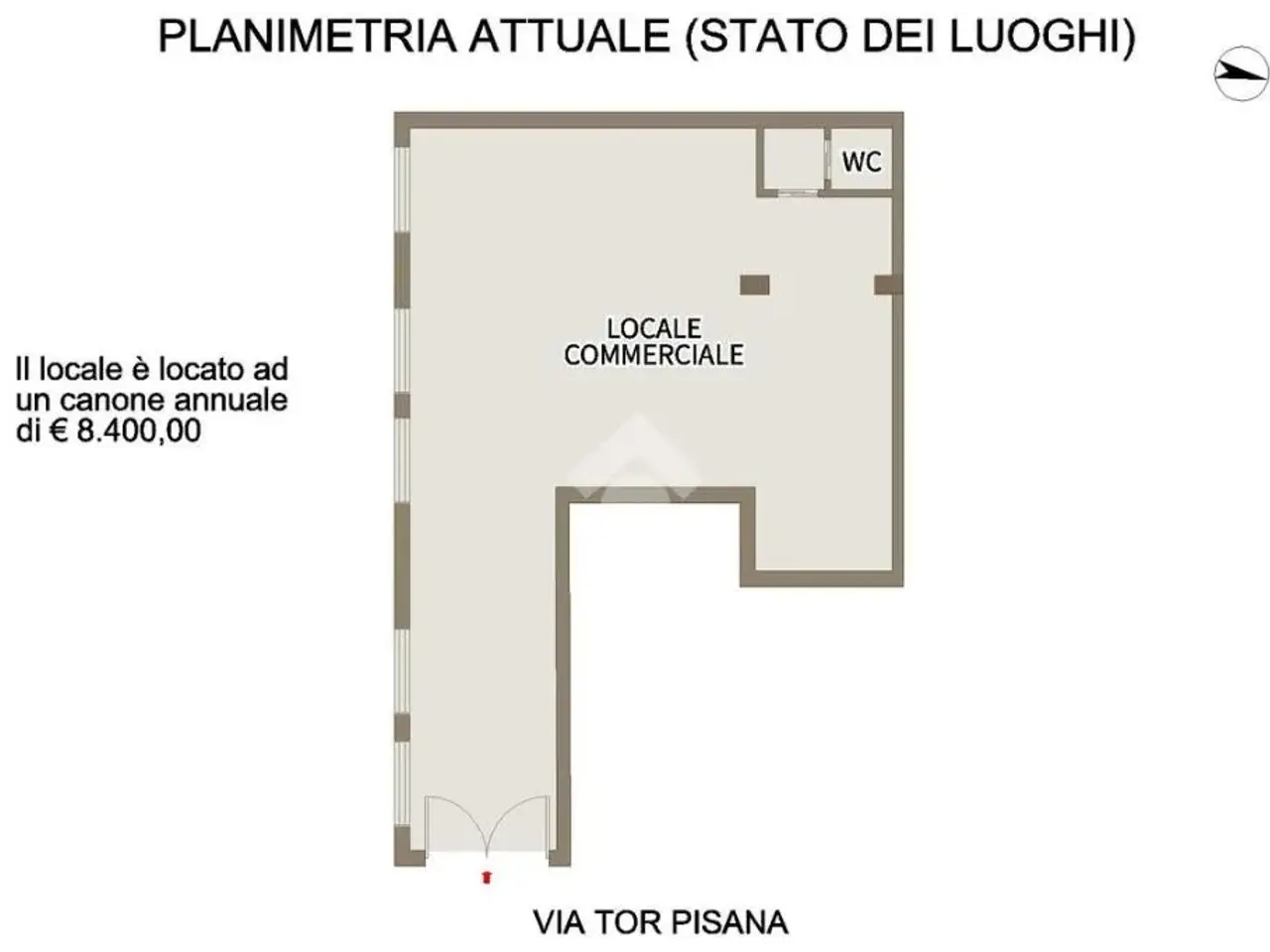 Negozio in Via Tor Pisana 56, Brindisi, {3} - Planimetria 1