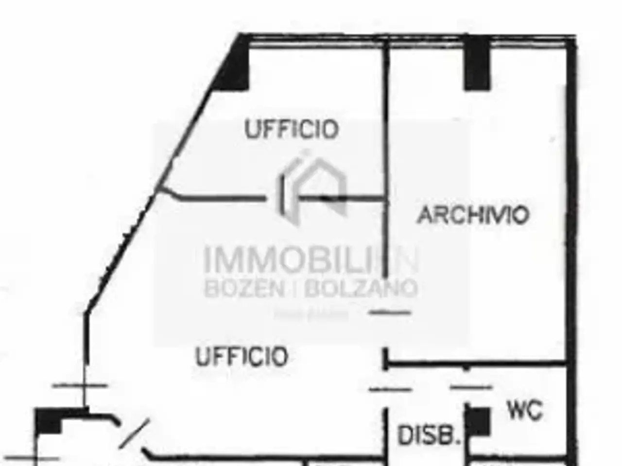 Ufficio in Via Marlengo 19, Merano, {3} - Planimetria 1